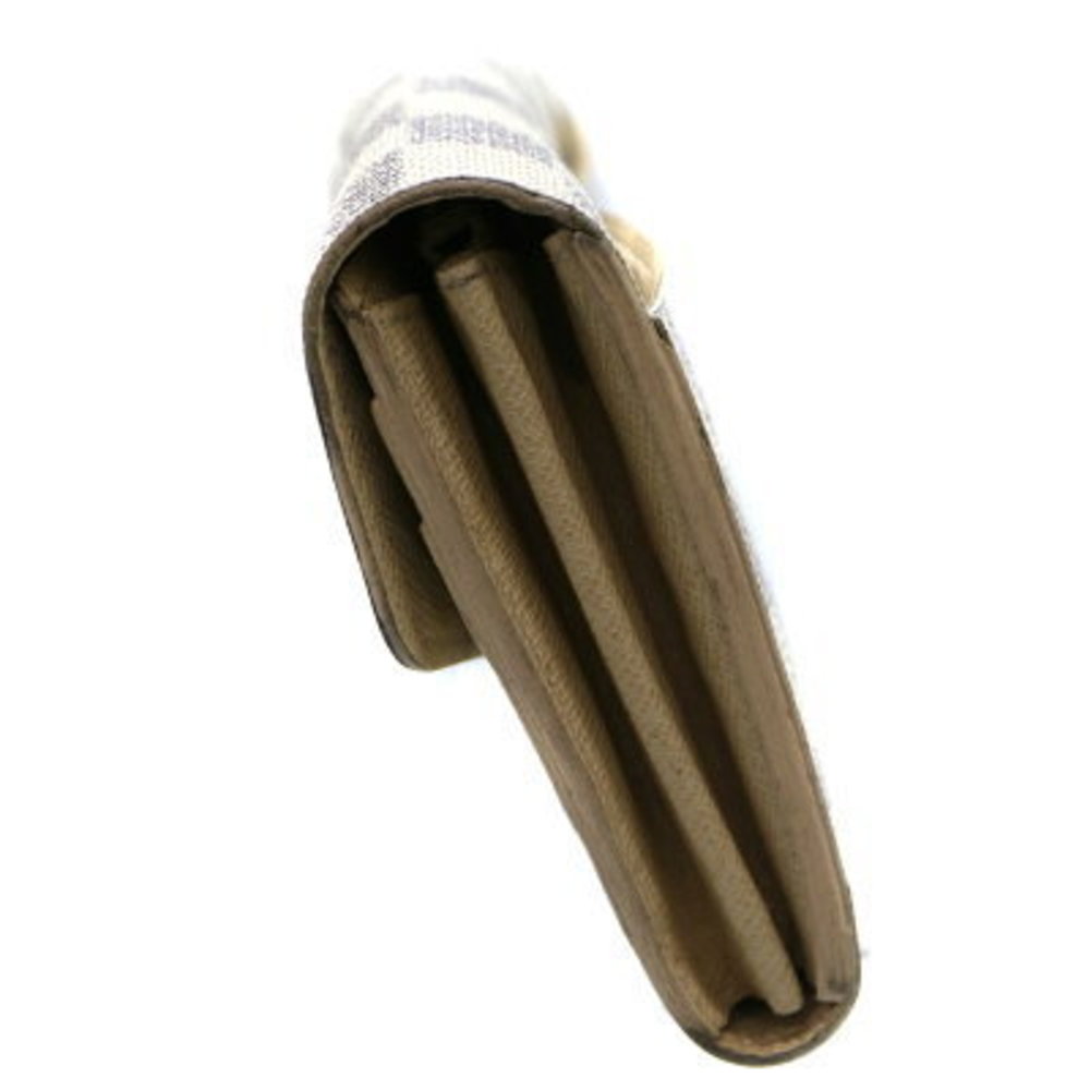 Louis Vuitton Portefeuille Sarah Wallet Damier Canvas Azur White - Picture 4 of 6